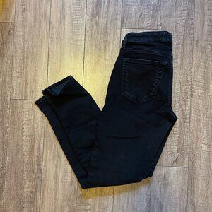 LUCKY brand Lolita skinny jeans, 2" ankle slit, women's size 2/26, BLACK